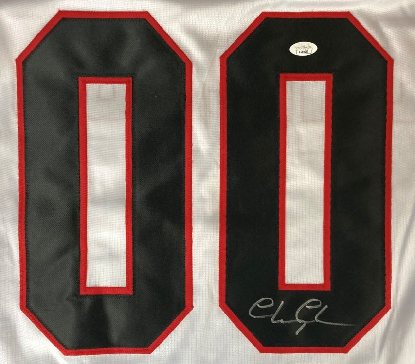 Chevy Chase Signed Christmas Vacation White Chicago Griswold Jersey JSA