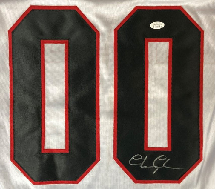 Chevy Chase Signed Christmas Vacation White Chicago Griswold Jersey JSA