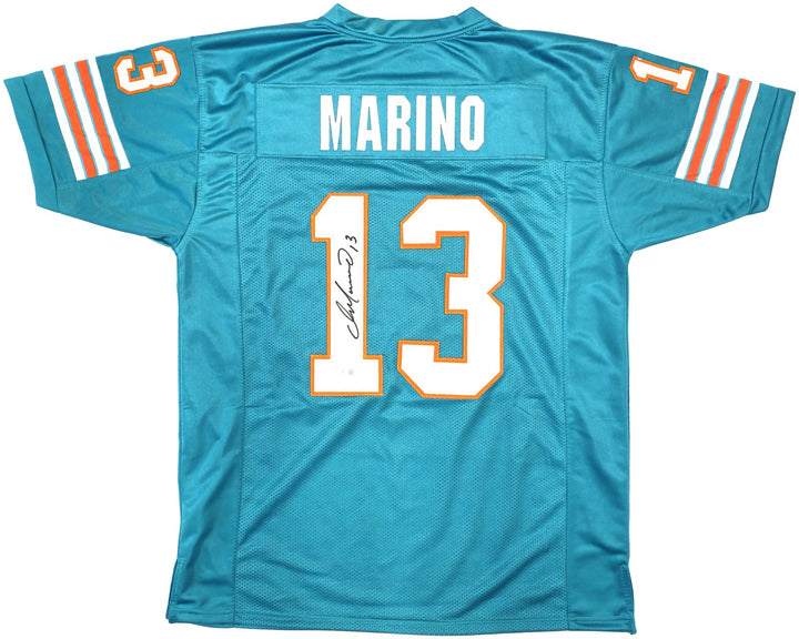 Miami Dolphins Dan Marino Autographed Signed Teal Jersey Beckett BAS QR
