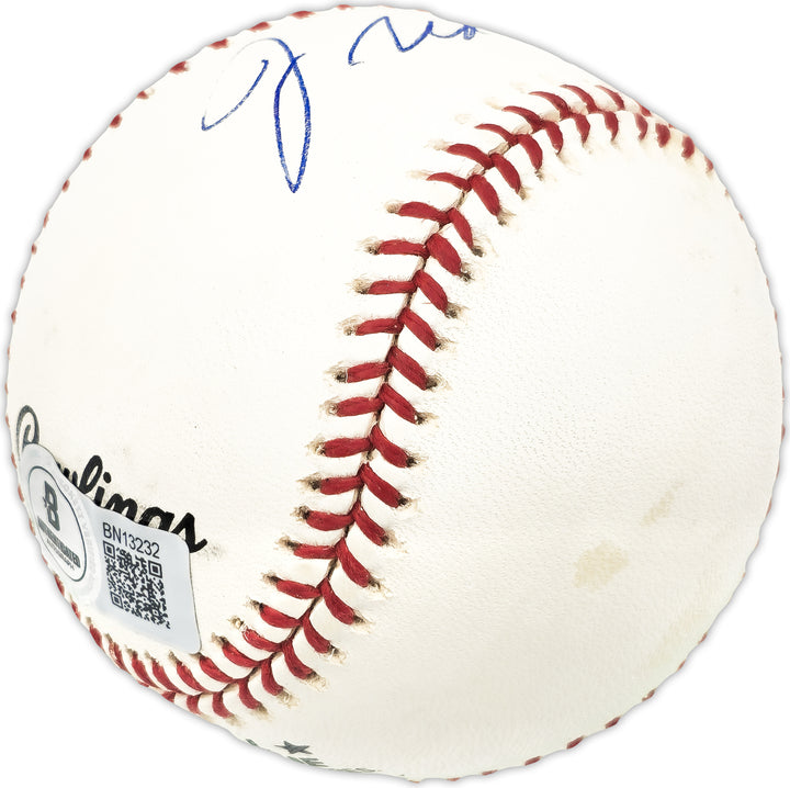Fred Claire Signed NL Baseball Los Angeles Dodgers GM Beckett #BN13232