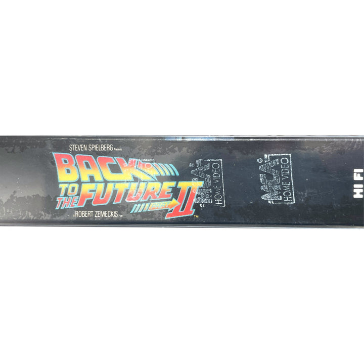 Christopher Lloyd Autographed SEALED Back to Future II VHS Tape 1989 JSA COA