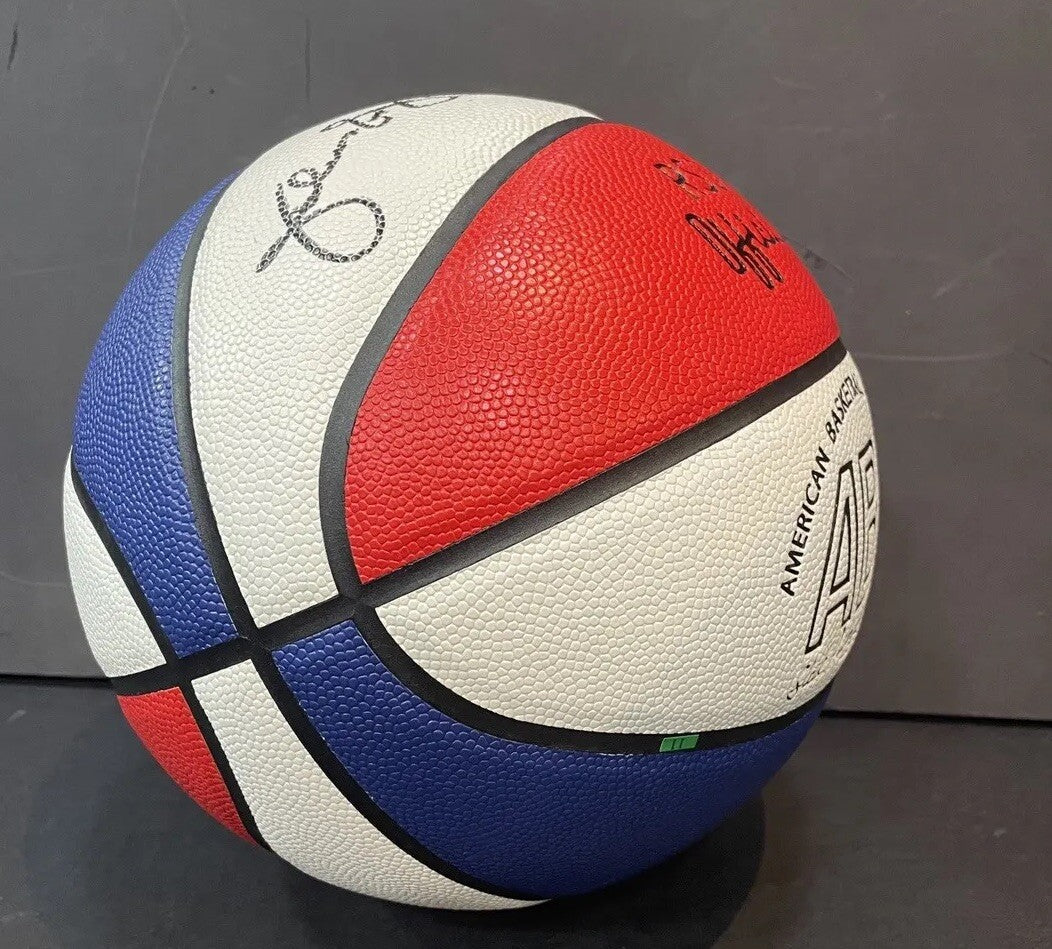 Julius Dr J Erving Nets signed ABA Official basketball autograph BAS Coa Hof