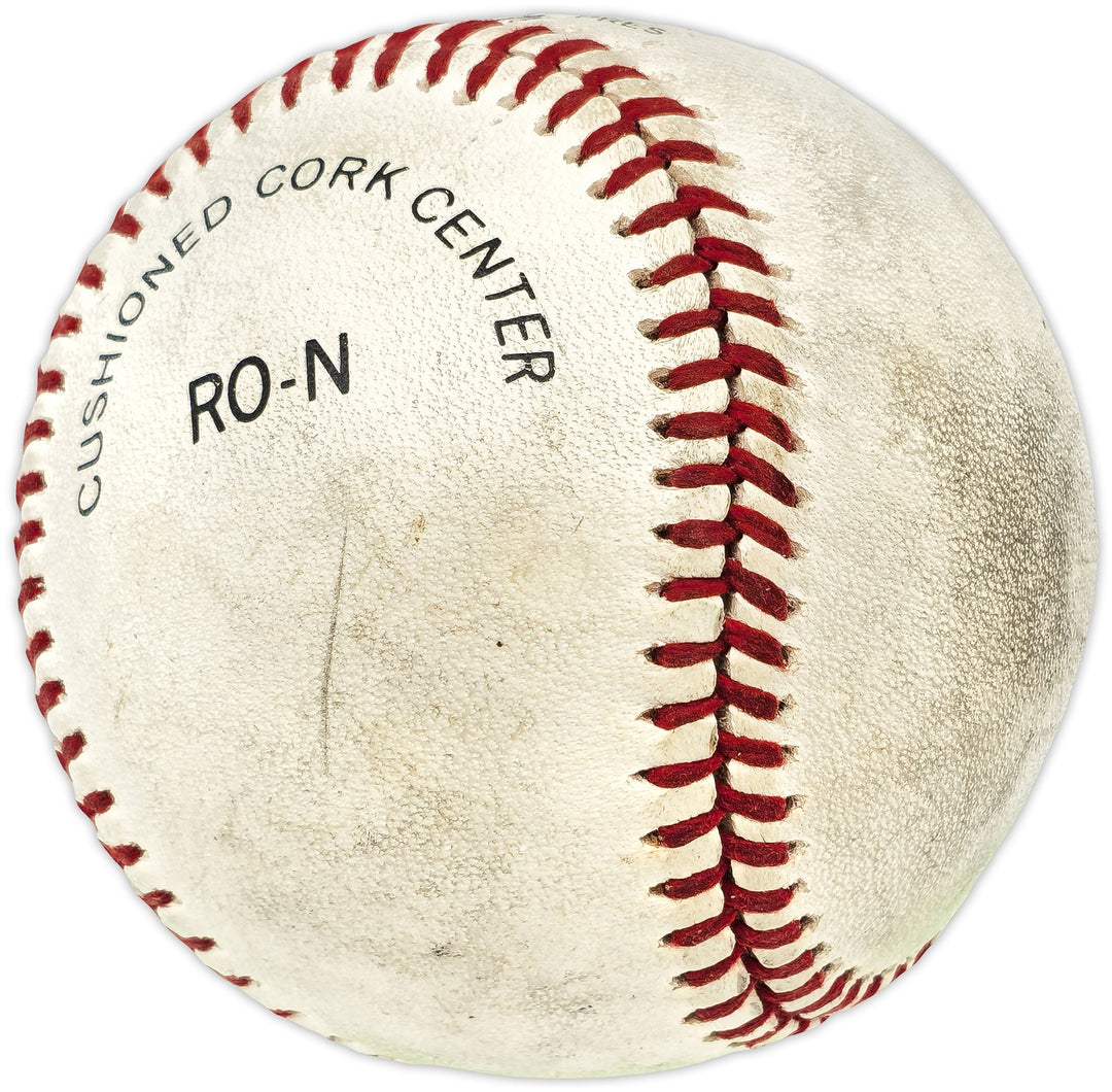 Willie Mays Signed Feeney NL Baseball Giants To Jack Best Vintage Sig Beckett