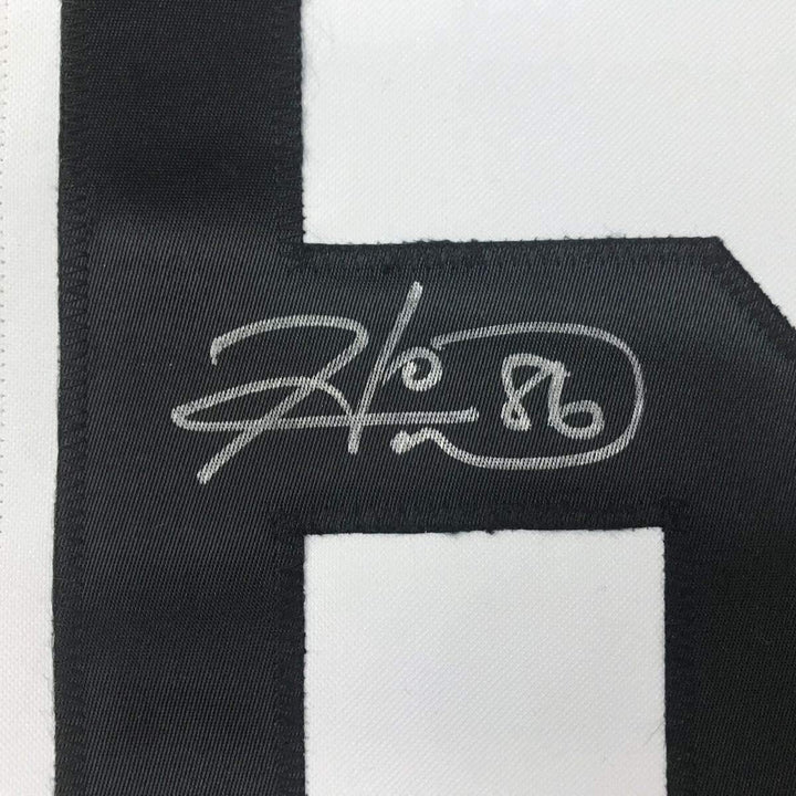 Autographed/Signed Hines Ward Pittsburgh Bumble Bee Football Jersey JSA COA