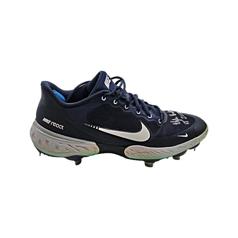 Elijah Dunham New York Yankees Autographed and Inscribed "ST 2023" Used Nike Alpha Huarache Right Cleat (Elijah Dunham LOA)