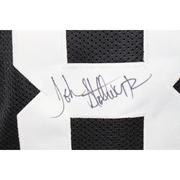 John Stallworth Autographed/Signed Pro Style Sz XL Black Jersey 57149