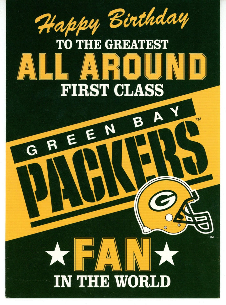 Jim Taylor Autographed/Signed Green Bay Packers 5x7" Birthday Card Beckett 56081