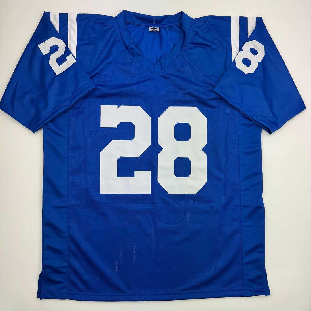 Autographed/Signed Jonathan Taylor Indianapolis Blue Jersey JSA COA