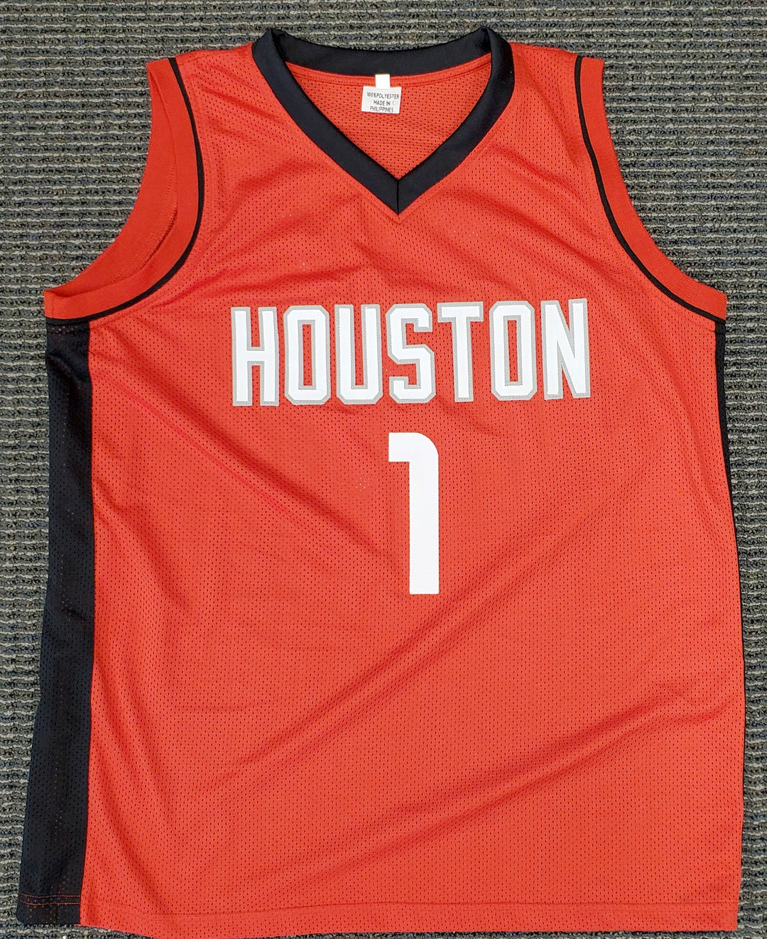 Houston Rockets John Wall Autographed Signed Red Jersey Beckett BAS