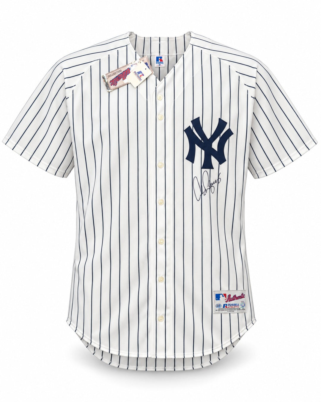 Alex Rodriguez Signed Yankees Russell Athletic Jersey Size 52 MLB Auth
