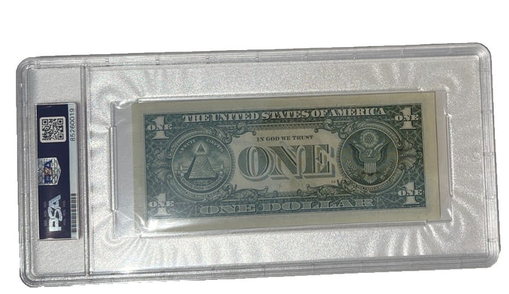 RON DESANTIS SIGNED $1 BILL MONEY CURRENCY FLORIDA GOVERNOR PSA
