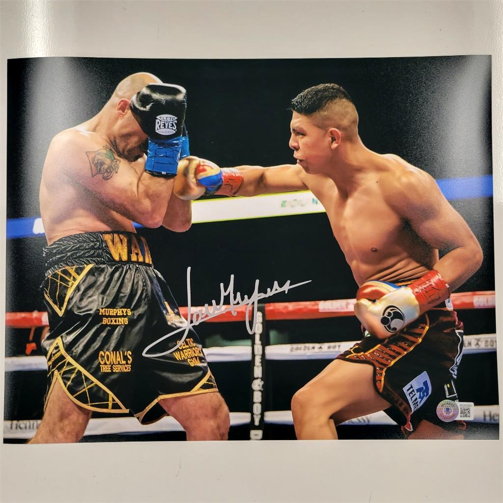 Jaime Munguia signed 11x14 photo boxing autograph ~ Beckett BAS Holo
