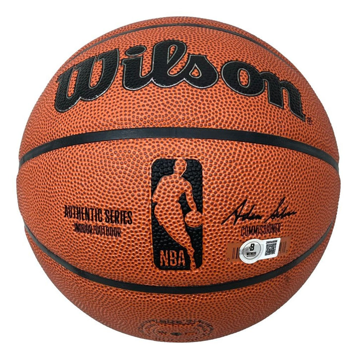 Giannis Antetokounmpo Milwaukee Bucks Signed NBA Wilson I/O Basketball BAS