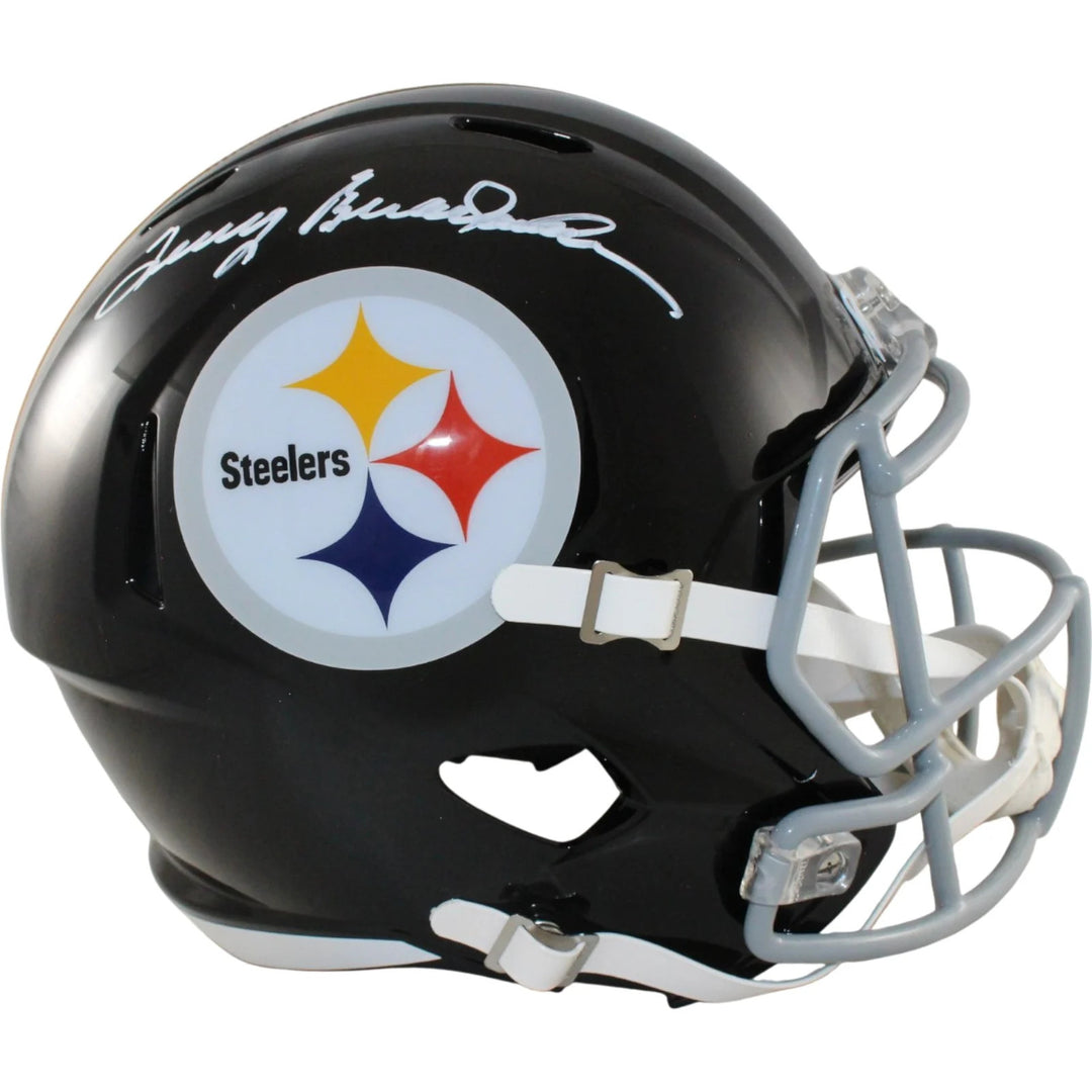 Terry Bradshaw Autographed Pittsburgh Steelers F/S TB Helmet Beckett WIT 58319