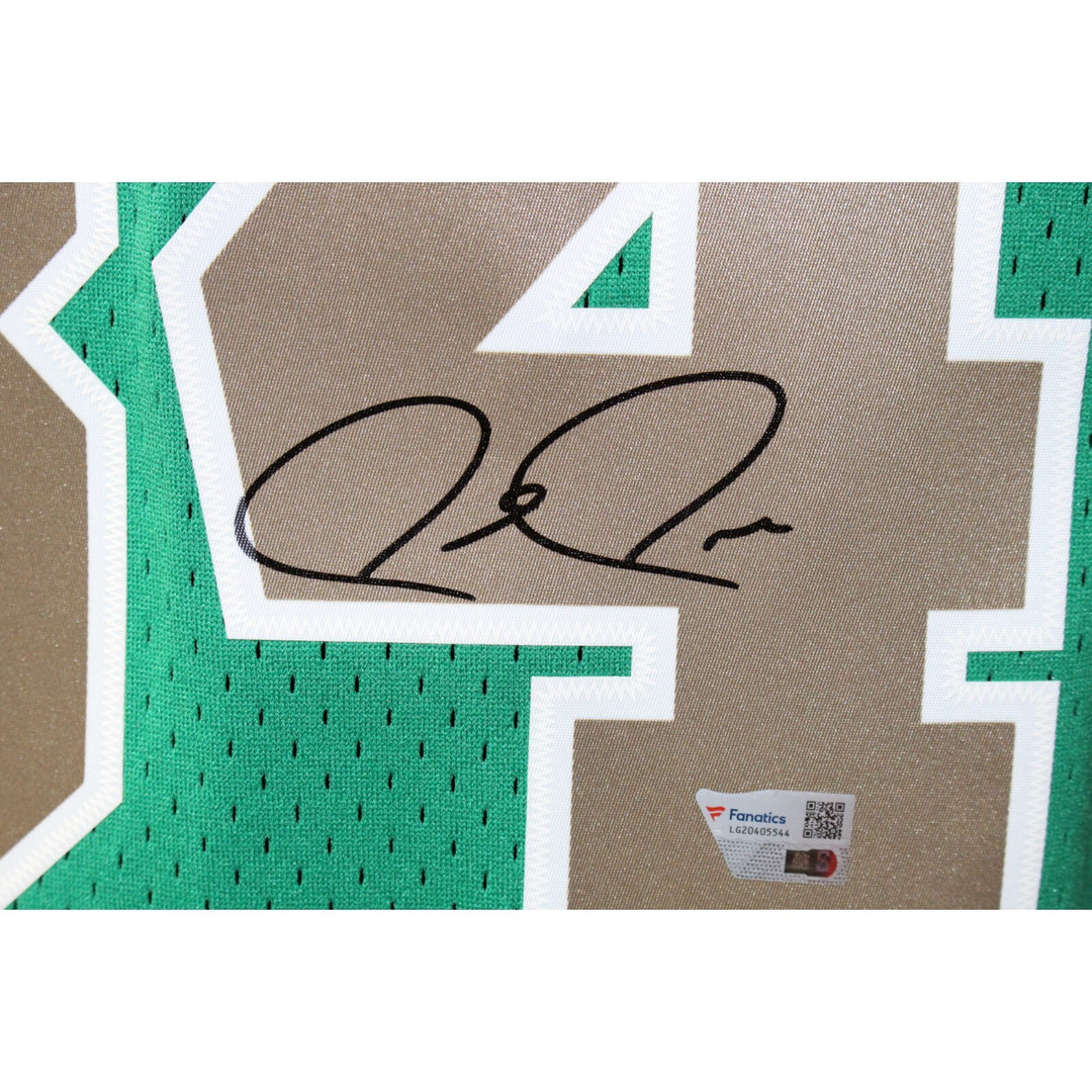 Paul Pierce Signed Boston Celtics Green M&N Jersey Swingman FAN 44404