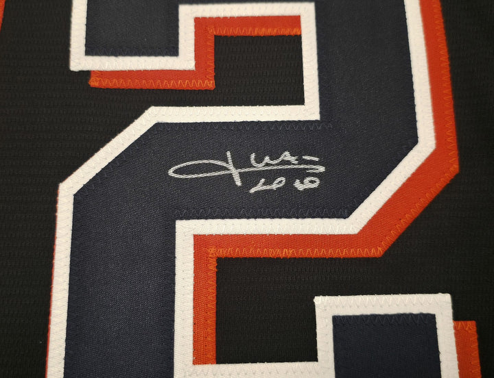 New York Mets Juan Soto Autographed Signed Black Nike Jersey Size L Beckett