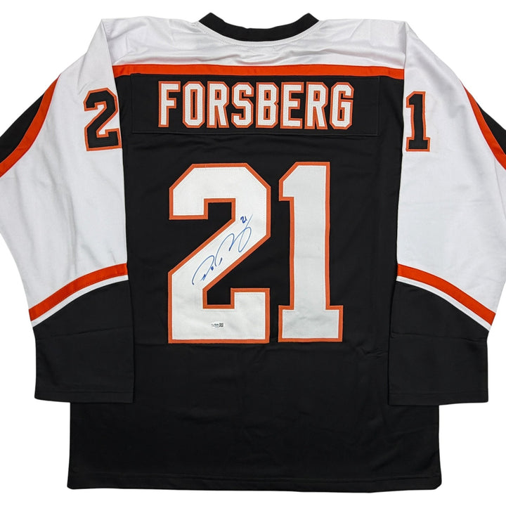 Autographed/Signed Peter Forsberg Colorado Maroon Hockey Jersey JSA COA