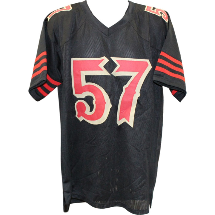 Dre Greenlaw Signed Pro Style Sz XL Rivalries Jersey Beckett Witness 57258