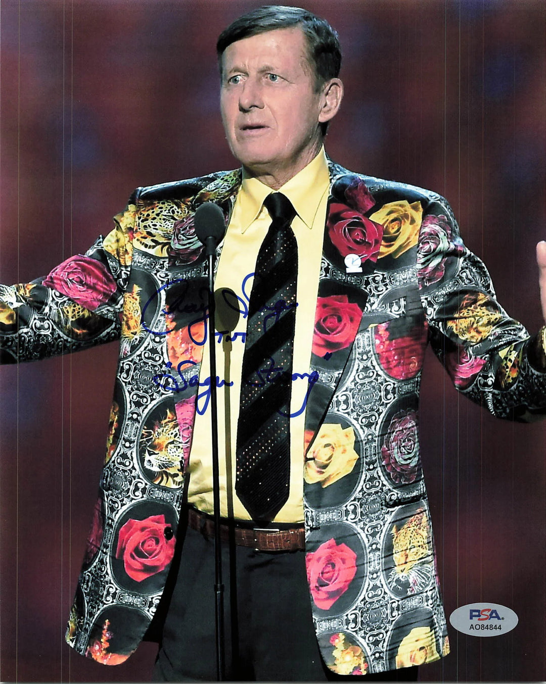Craig Sager Signed 8x10 Photo PSA