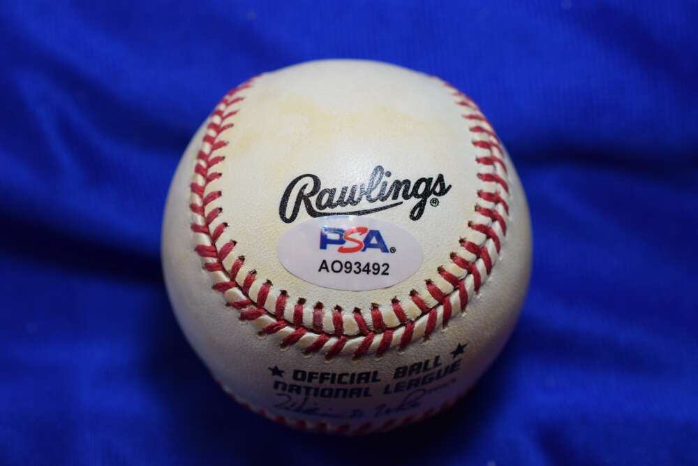Willie Mays PSA DNA Autograph National League Signed Baseball