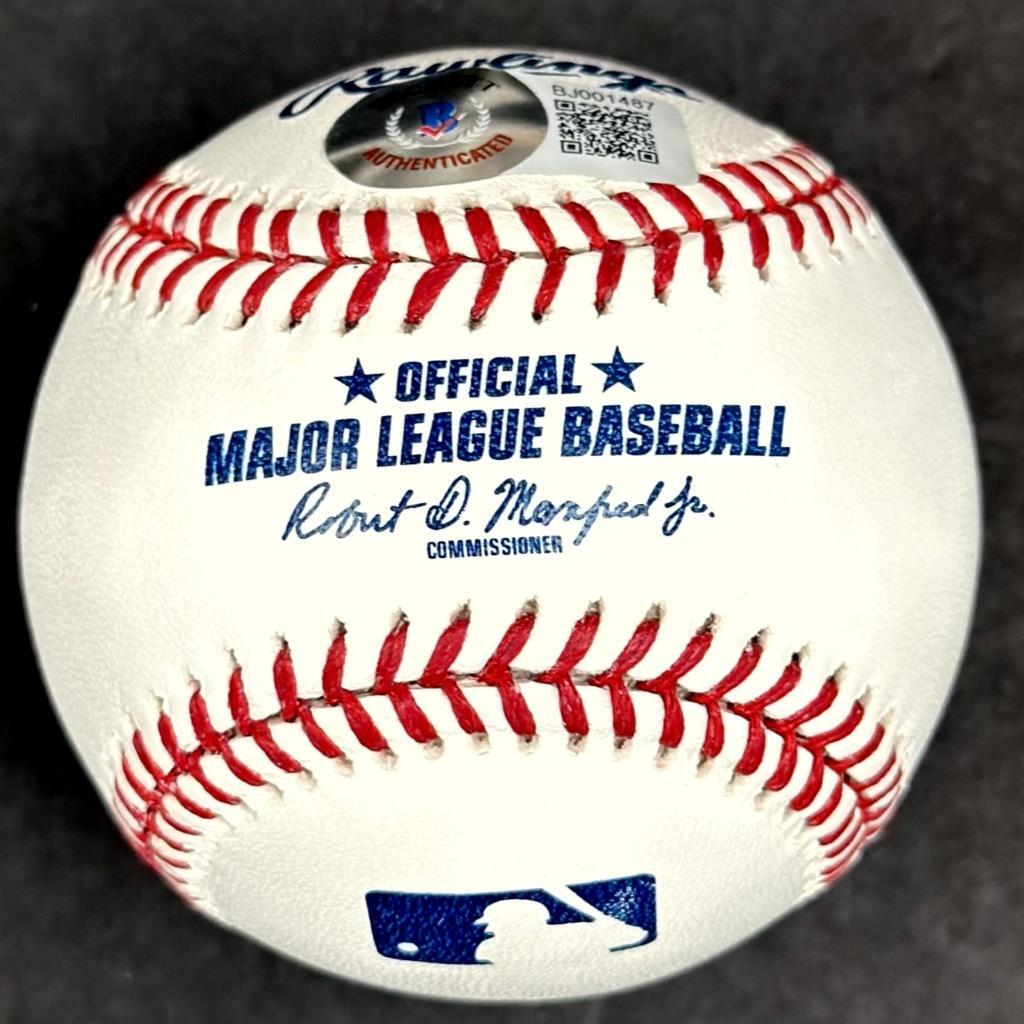 Dolph Lundgren signed MLB Baseball autograph ~ Beckett BAS