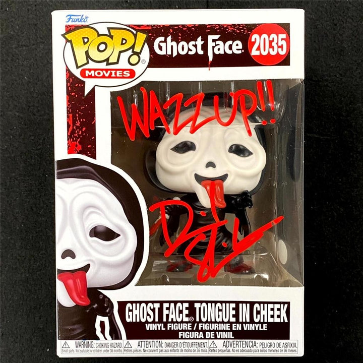 David Sheridan signed "Wazzup!" Scary Movie Ghost Face Funko Pop! #2035 auto JSA