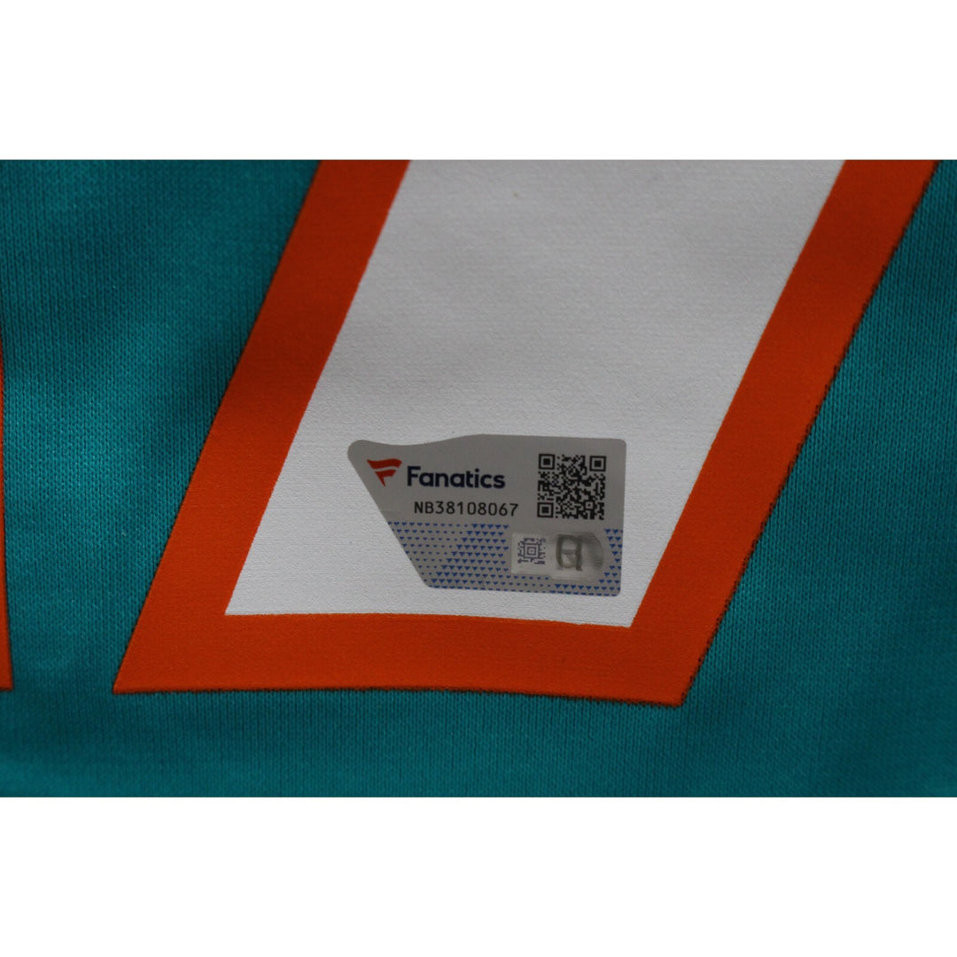 Jaylen Waddle Autographed Miami Dolphins Aqua Nike Jersey FAN 45792