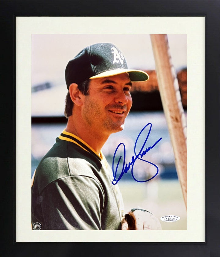 Dave Kingman signed Oakland A's MLB 8x10 Photo Framed - Sports World COA #A47608