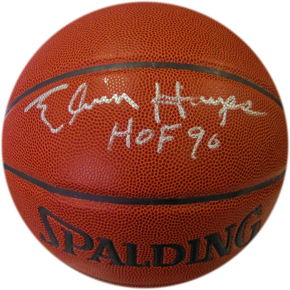 Elvin Hayes HOF 96 Autographed Indoor/Outdoor Basketball (JSA)