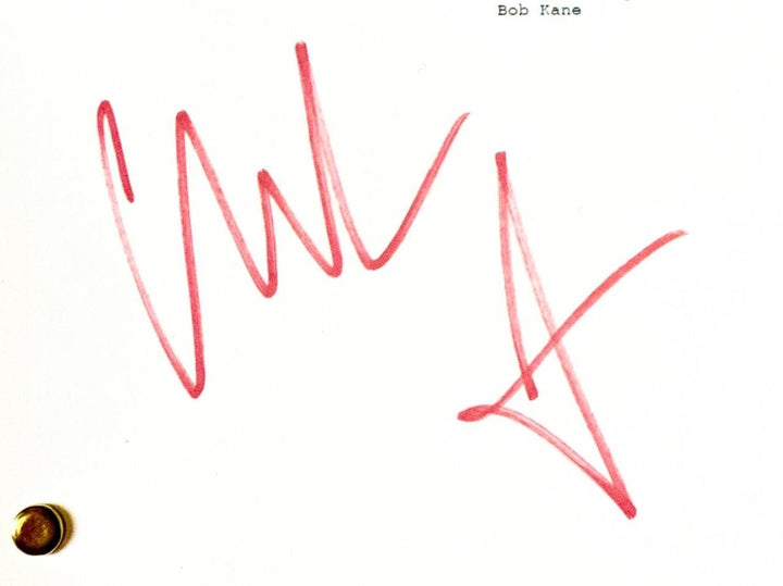 Christian Bale signed Batman Dark Knight Rises script autograph (A) Beckett BAS