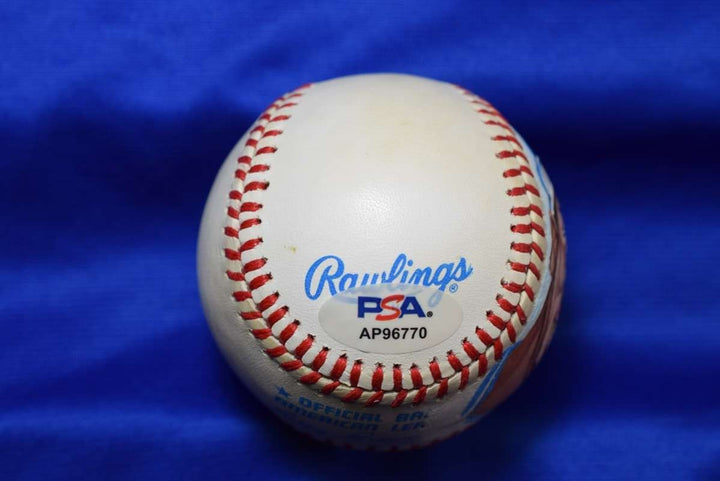 Bo Jackson PSA DNA Autograph American League Hand Painted Baseball Signed