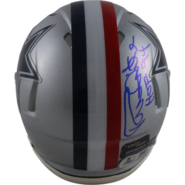 Randy White Autographed Dallas Cowboys 1976 TB Mini Helmet HOF Beckett 54283