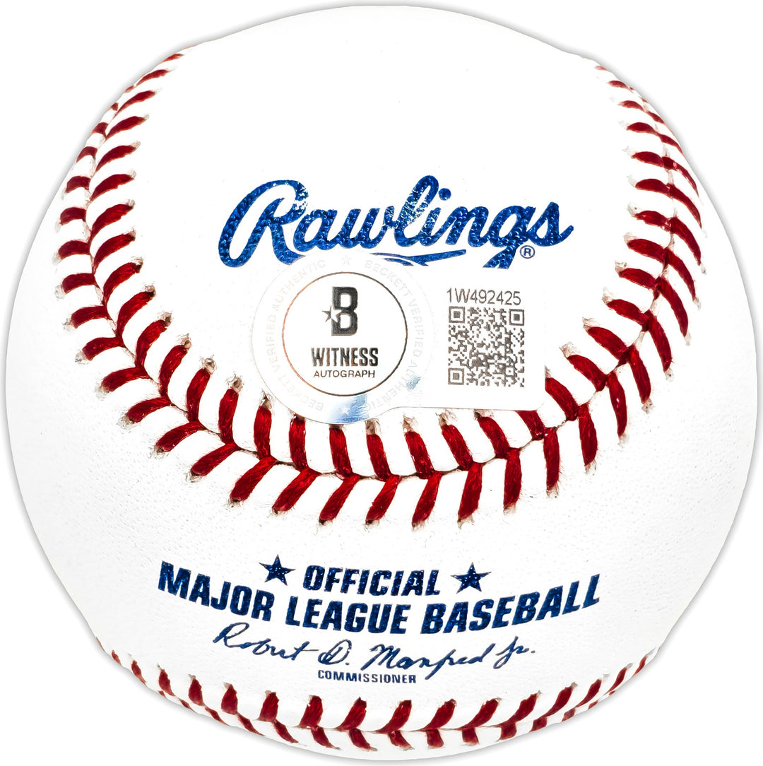 Coby Mayo Signed MLB Baseball Baltimore Orioles Beckett Witness