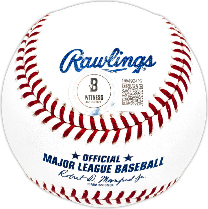 Coby Mayo Signed MLB Baseball Baltimore Orioles Beckett Witness