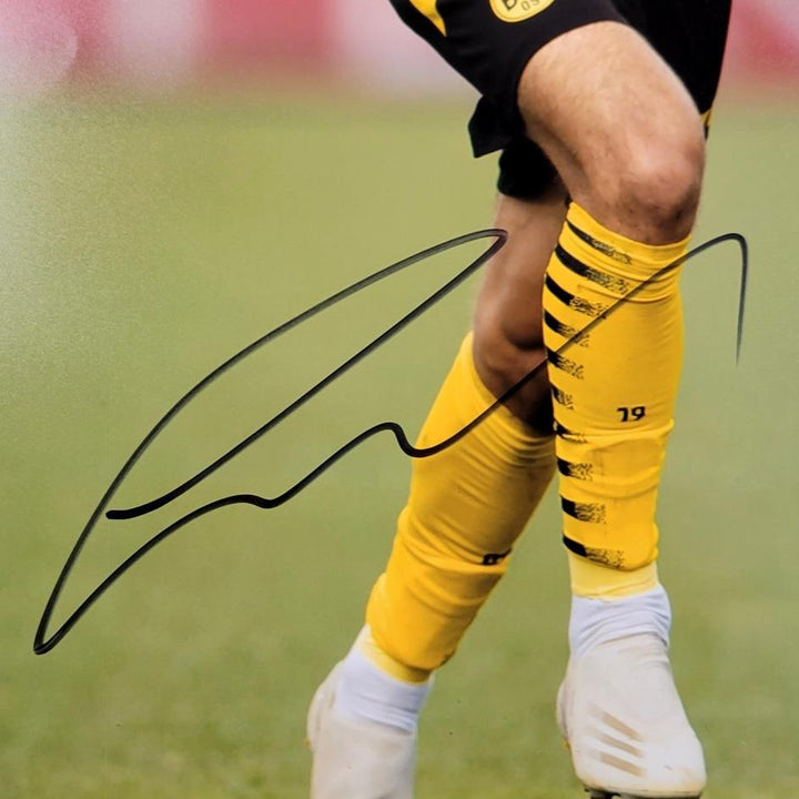 Giovanni Reyna signed Borussia Dortmund 16x20 photo auto USMNT ~ Beckett BAS