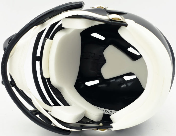 Jalen Carter Signed Philadelphia Eagles Black 2022 Alternate Speed Mini Helmet