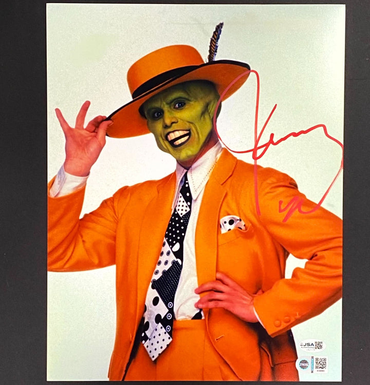 Jim Carrey signed The Mask 11x14 photo autograph ~ swau & JSA COA