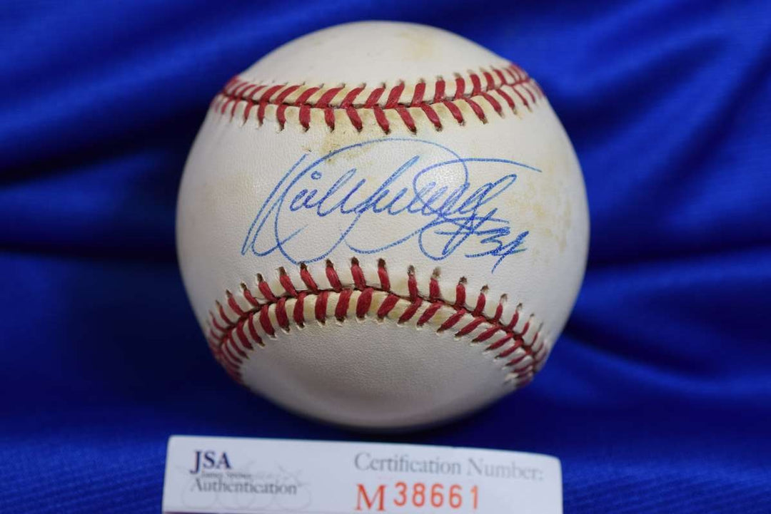 Kirby Puckett JSA Coa Autograph American League Signed Baseball