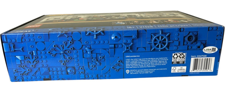JERRY SEINFELD SIGNED LEGO IDEAS SEINFELD APARTMENT 21328 NEW SEALED BOX JSA