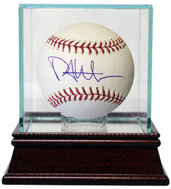 Philip Hughes signed MLB Baseball w/ Glass Case (Twins/Yankees)