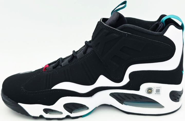 Ken Griffey Jr. Signed White & Black Nike Air Griffey Max 1 Shoes Mariners Size