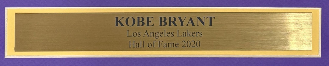 Kobe Bryant Signed Framed 16x20 Los Angeles Lakers Photo vs 76ers PSA/DNA