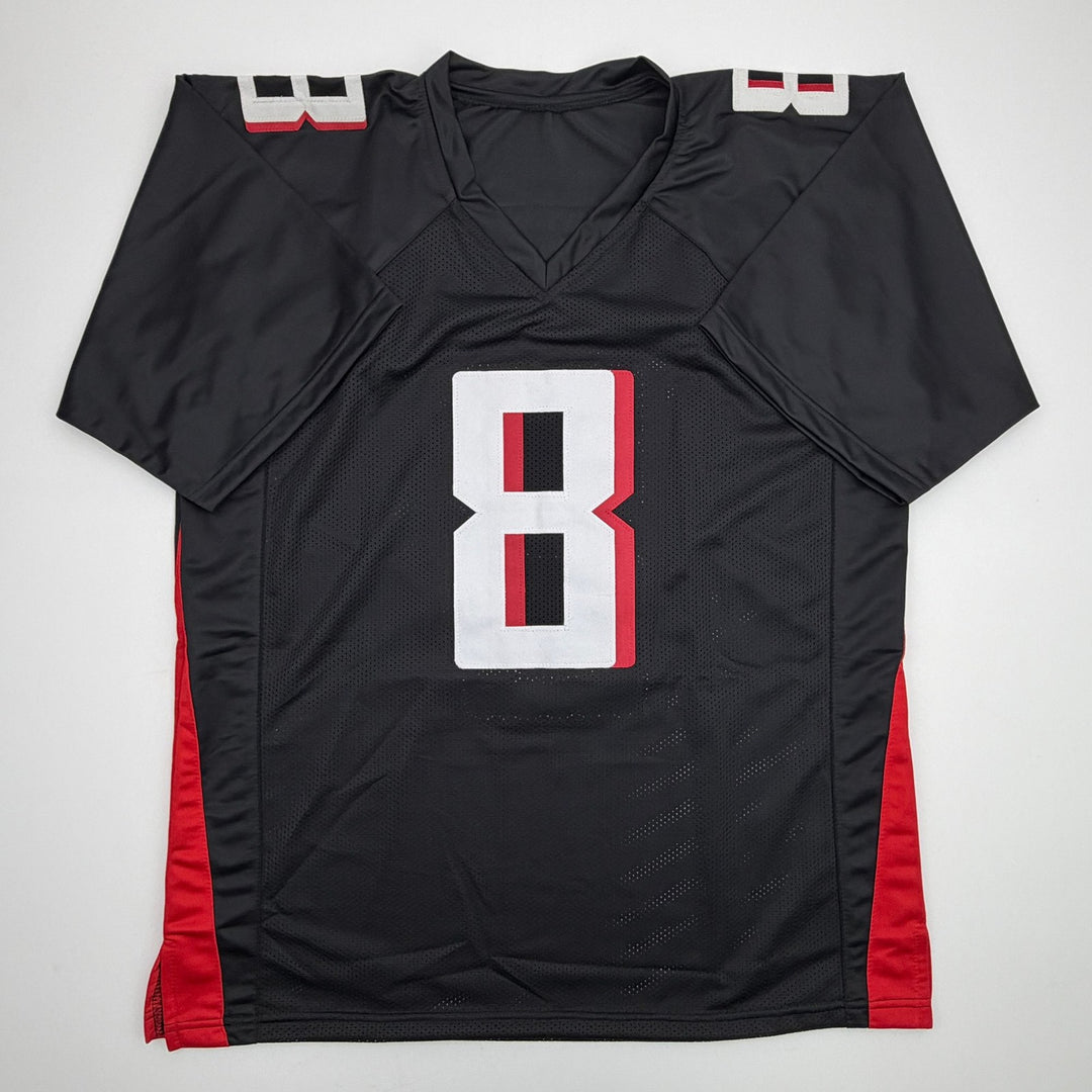 Autographed/Signed Kyle Pitts Atlanta Black Football Jersey Beckett BAS COA