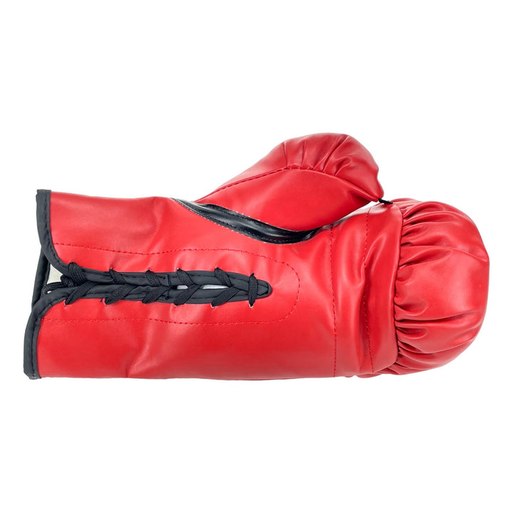 Mike Tyson Autographed "Be Real" Inscribed Red Everlast Boxing Glove JSA Signed