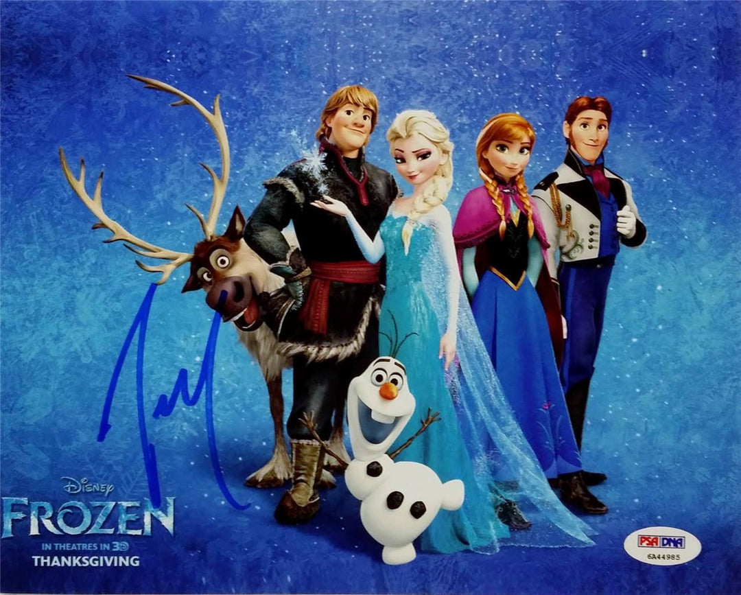 Josh Gad Olaf Signed Disney Frozen 8x10 Photo ITP PSA Pic Proof K