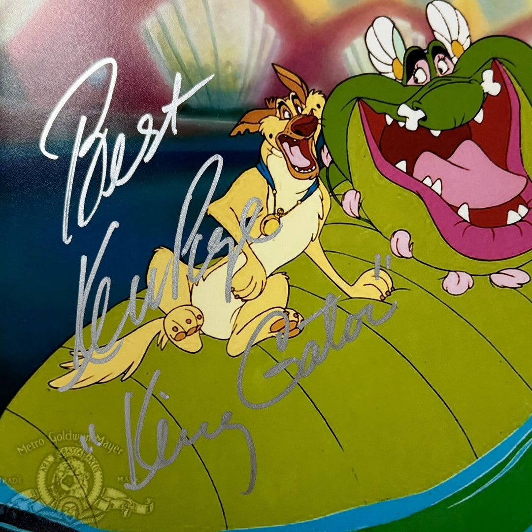 Ken Page “King Gator” signed All Dogs Go to Heaven 8x10 Photo BAS Beckett