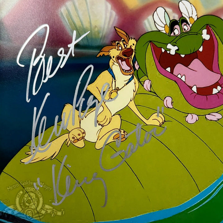Ken Page “King Gator” signed All Dogs Go to Heaven 8x10 Photo BAS Beckett