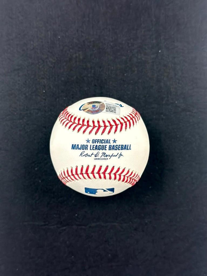 Bill "Mad Dog" Madlock signed MLB Baseball autograph ~ Beckett BAS Witness
