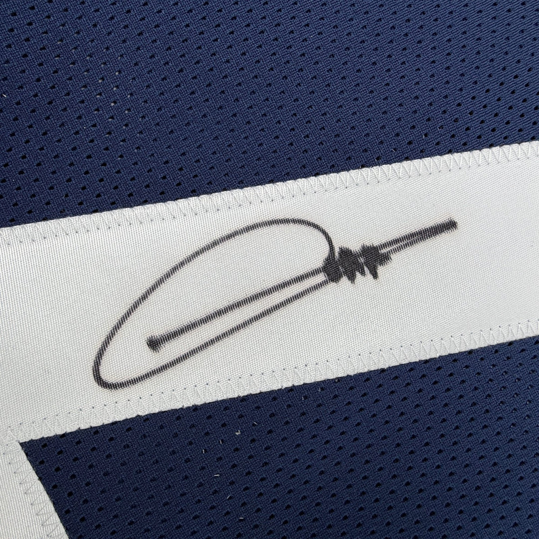 Autographed/Signed Arnold Ebiketie Penn State Blue College Jersey JSA COA
