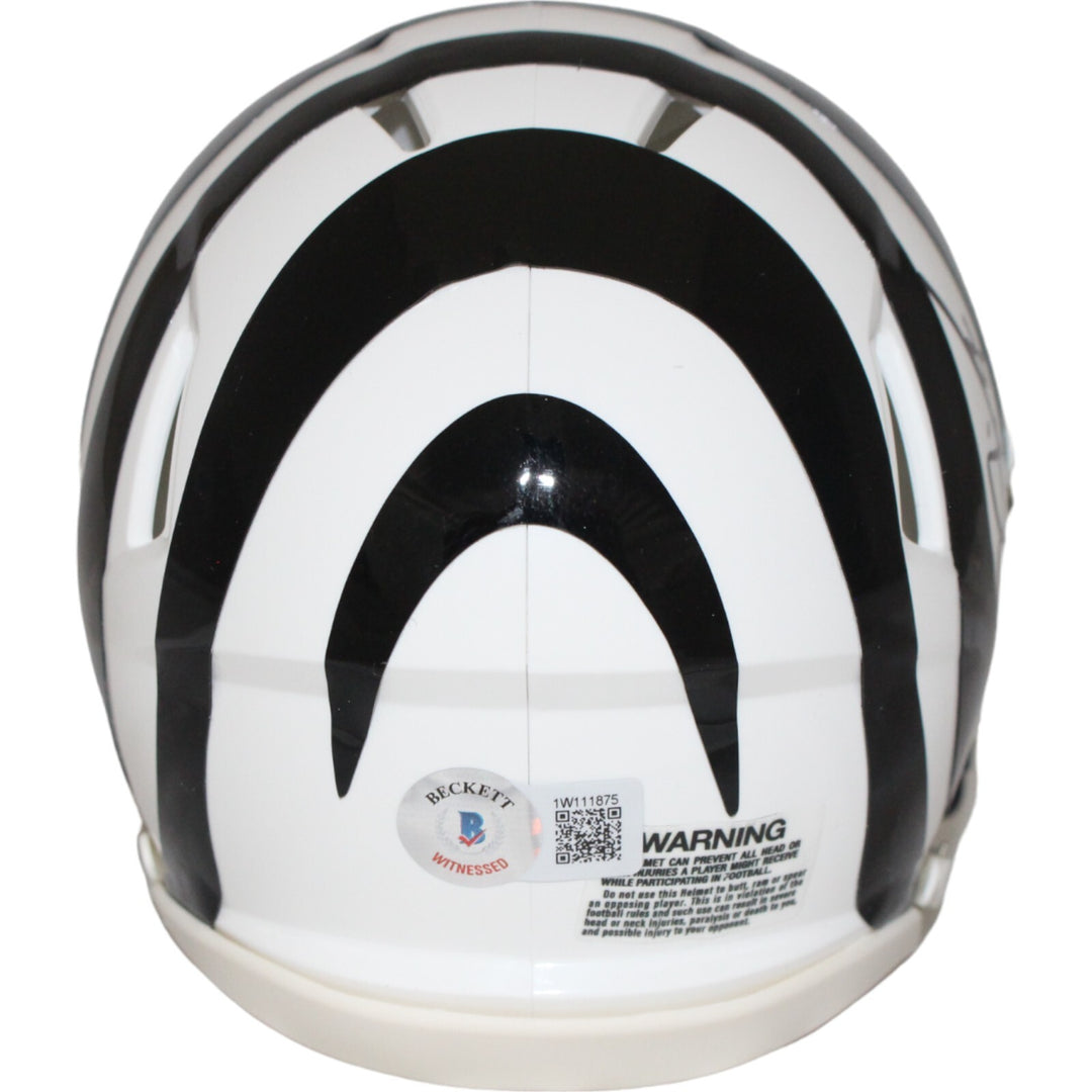 Boomer Esiason Signed Cincinnati Bengals '22 Alt Mini Helmet Beckett 43218